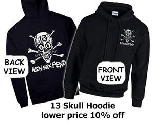 13 Skull Hoodie