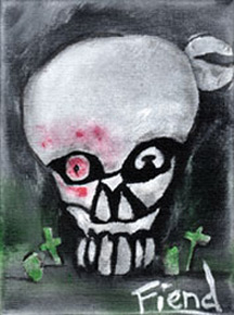 Skull #2 by Nik Fiend