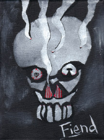 Skull #7 by Nik Fiend