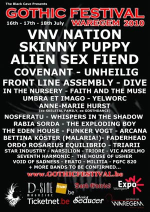 Gothic Festival Waregem Flyer