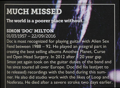 Doc Milton in Vive Le Rock