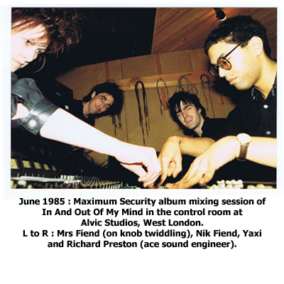 Nik, Mrs Fiend, Yaxi & Richard Preston