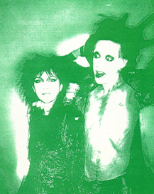 Nik and Mrs Fiend circa Curse album