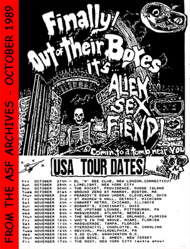 US Tour 1989